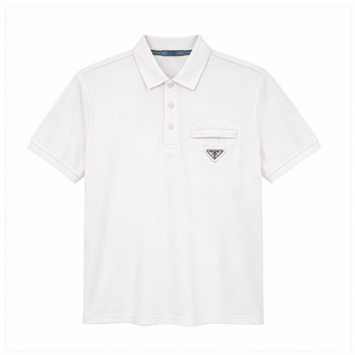 White Men's Printed,Designer Shirt