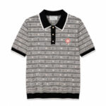 Black,White Stripe Men's Printed Designer Shirt
