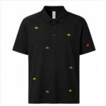 Black Men's Printed Designer Shirt
