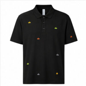 Black Men's Printed Designer Shirt