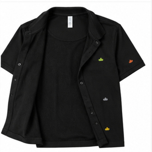 Black Men's Printed Designer Shirt - Image 7