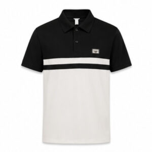 Black White Men's Printed Designer Shirt