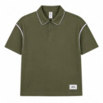 Olive Men's Casual Shirt Polo Top