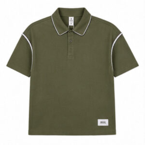 Olive Men's Casual Shirt Polo Top