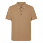 Brown Men's Casual Shirt Polo Top