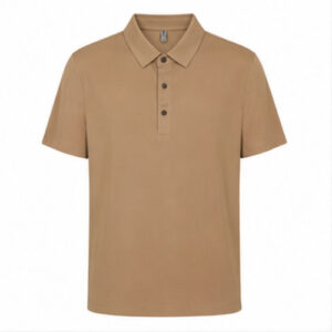 Brown Men's Casual Shirt Polo Top
