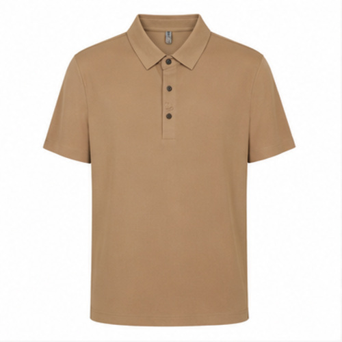Brown Men's Casual Shirt Polo Top