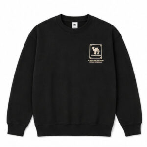Black Men's Men's Sweatshirt Pullover