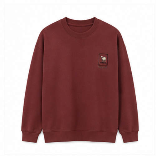 Maroon Men's Men's Sweatshirt Pullover