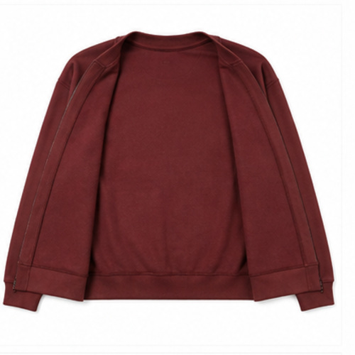 Maroon Men's Men's Sweatshirt Pullover - Image 5
