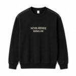 Black Men's Men's Sweatshirt Pullover