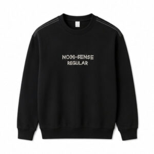 Black Men's Men's Sweatshirt Pullover