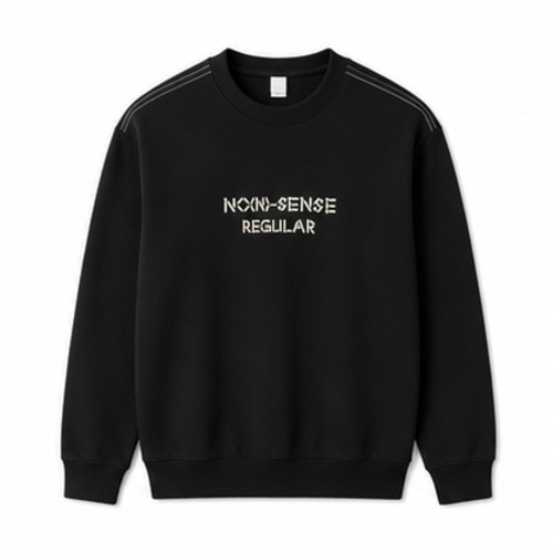 Black Men's Men's Sweatshirt Pullover