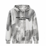 Grey Print Men's Men's Sweatshirt Pullover