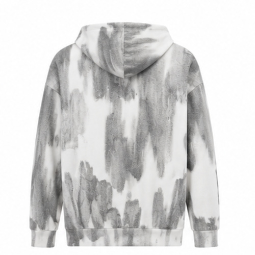 Grey Print Men's Men's Sweatshirt Pullover - Image 3