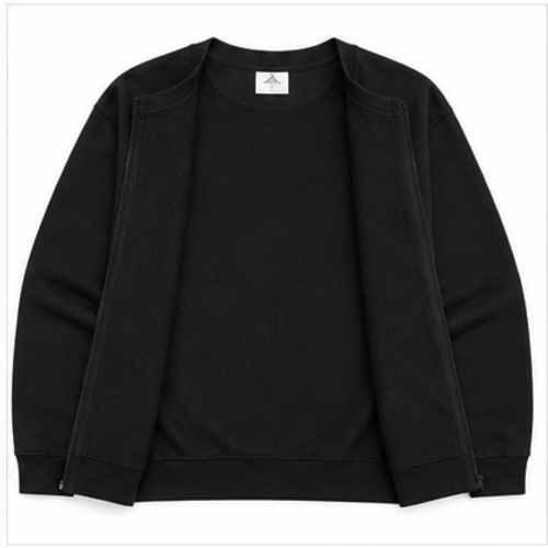 Black Men's Men's Sweatshirt Pullover - Image 6