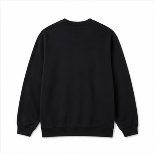 Black Men's Men's Sweatshirt Pullover - Image 3