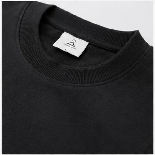 Black Men's Men's Sweatshirt Pullover - Image 7