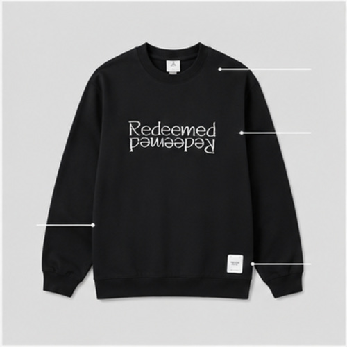 Black Men's Men's Sweatshirt Pullover - Image 6