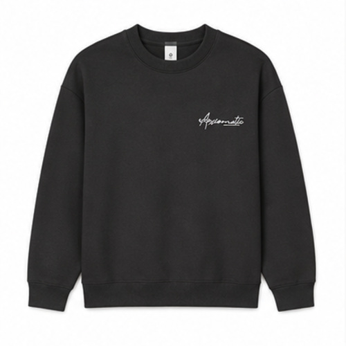 Black Men's Men's Sweatshirt Pullover