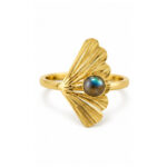 Gold Sculpted Ring
