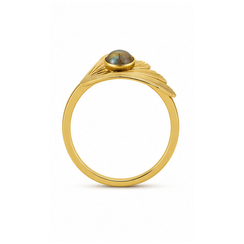Gold Sculpted Ring - Image 7