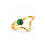 Gold Colored stone Ring