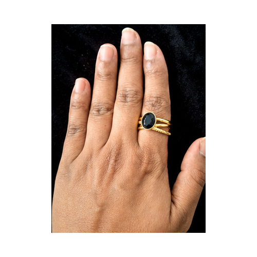 Gold Colored stone Ring - Image 8