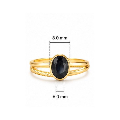 Gold Colored stone Ring - Image 5