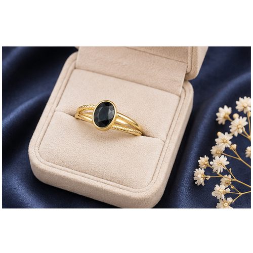 Gold Colored stone Ring - Image 4