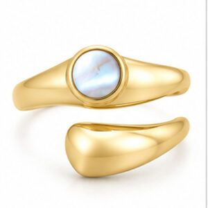Gold Colored stone Ring