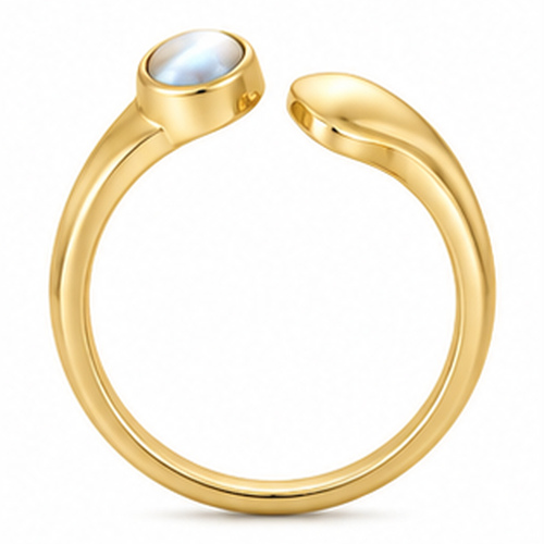 Gold Colored stone Ring - Image 6