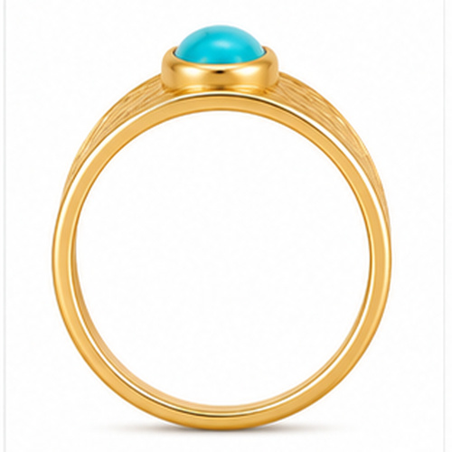 Gold Colored stone Ring - Image 3