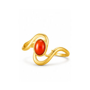 Gold Colored stone Ring
