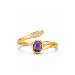 Gold Sculpted Ring