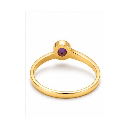 Gold Sculpted Ring - Image 3