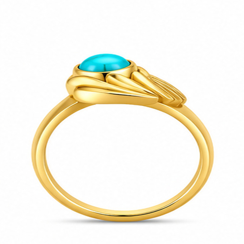 Gold Colored stone Ring - Image 3
