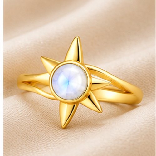 Gold Decorative fashion design Ring - Image 3