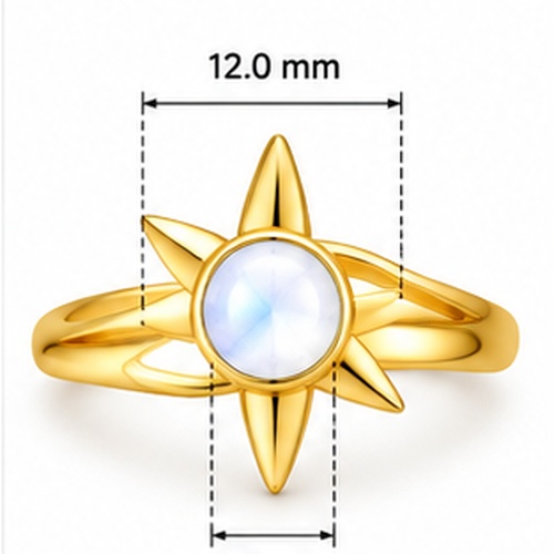 Gold Decorative fashion design Ring - Image 7