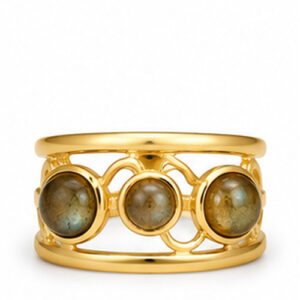 Gold Sculpted Ring