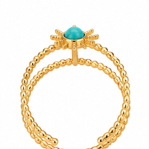 Gold Colored stone Ring - Image 3
