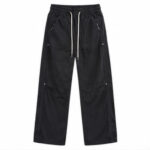 Men's Navy Black Relaxed Casual Track Pant