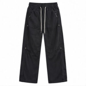 Men's Navy Black Relaxed Casual Track Pant