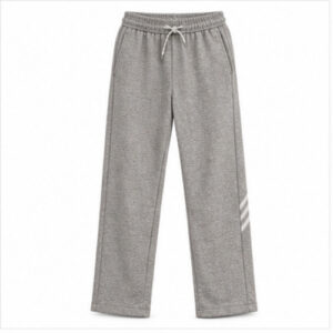 Men's Grey Melange Regular Basic Track Pant