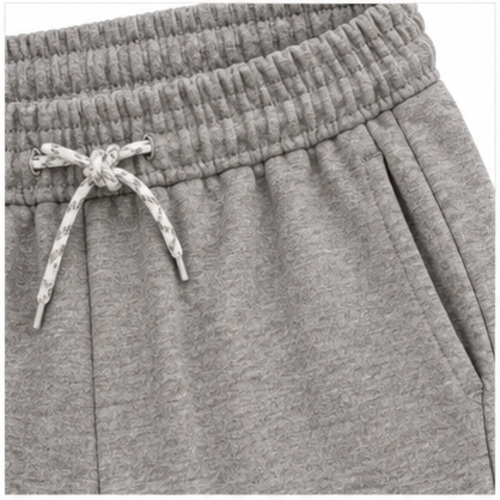 Men's Grey Melange Regular Basic Track Pant - Image 6
