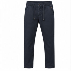 Men's Black Slim Regular Casual Trouser-Style Track Pant