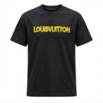 Men's Black Round Neck Short Sleeve Typography print T-Shirt