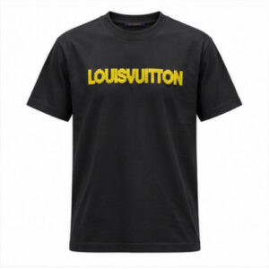 Men's Black Round Neck Short Sleeve Typography print T-Shirt