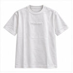 Men's White Round Neck Short Sleeve Minimal T-Shirt