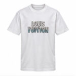 Men's White Round Neck Short Sleeve Typography print T-Shirt